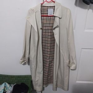 ab f.z. white trench coat